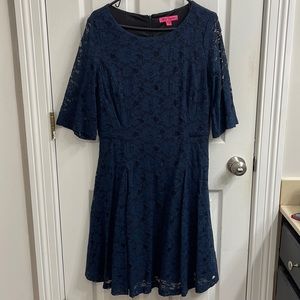 Betsey Johnson Navy Dress